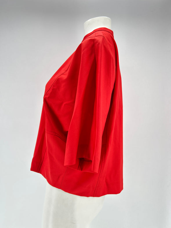 Chemise en laine rouge "Aylin"