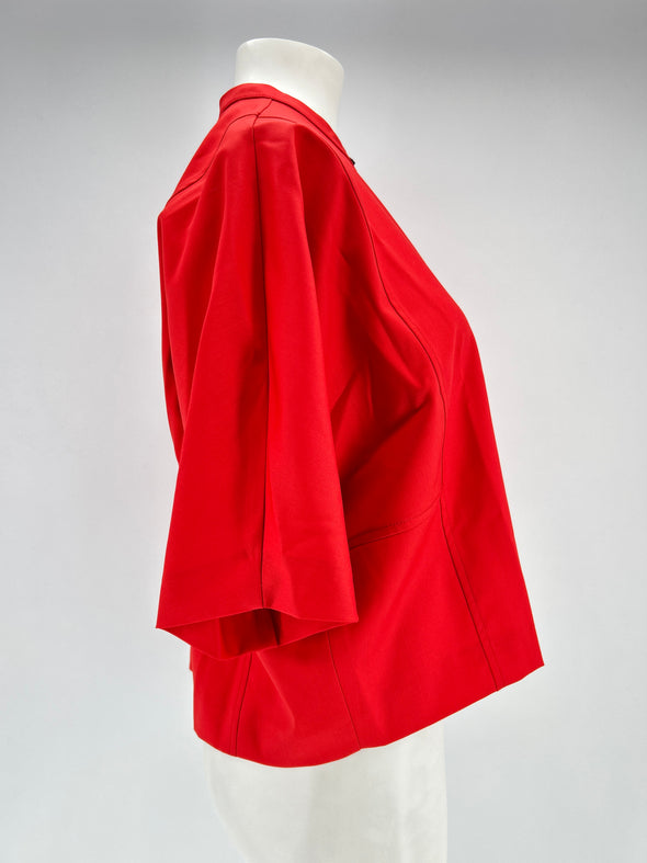 Chemise en laine rouge "Aylin"