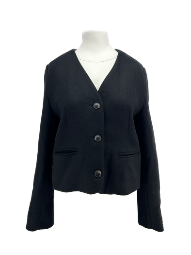 Gilet noir en laine