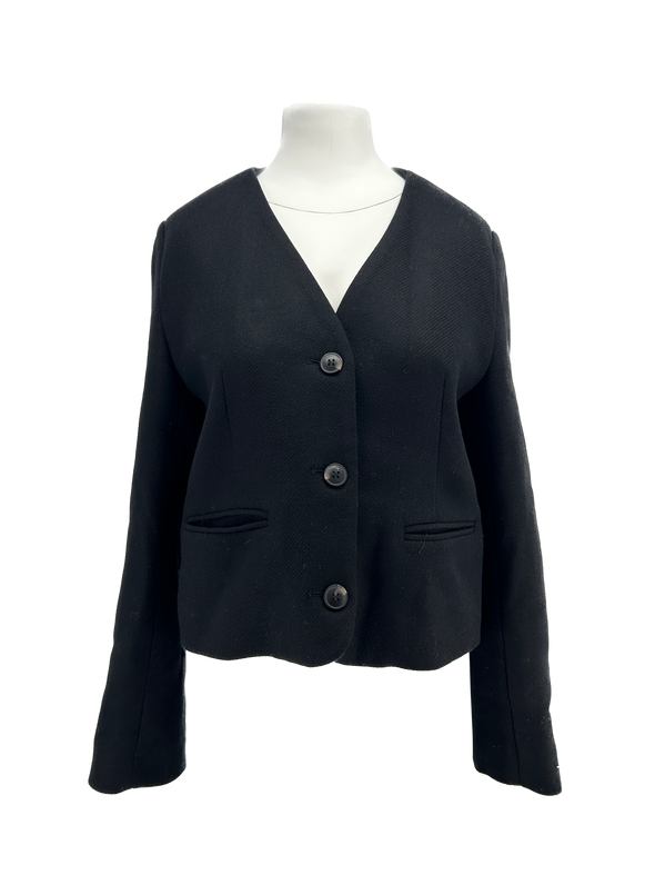 Gilet noir en laine