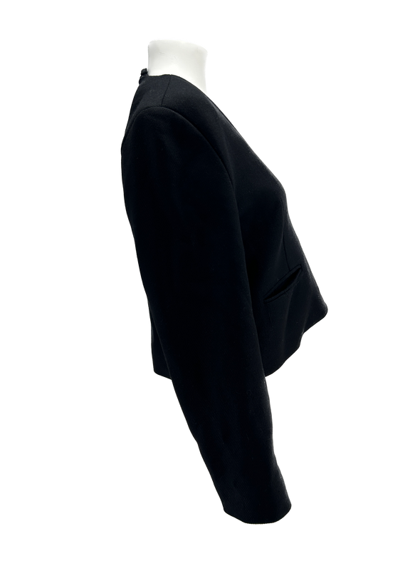 Gilet noir en laine