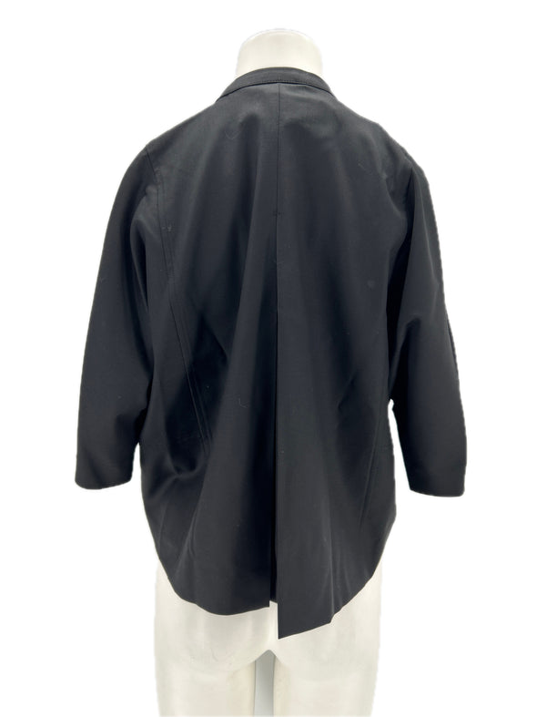 Chemise en laine noire "Aylin"
