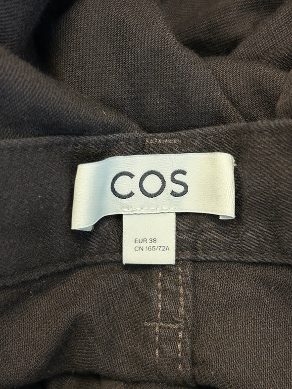 Pantalon large marron