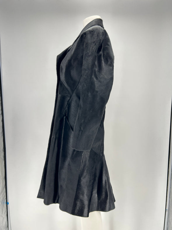 Manteau en veau facon poulain