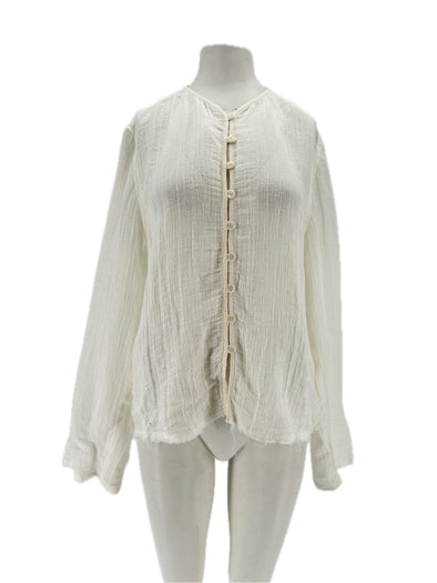 Chemisier blanc "Beta"