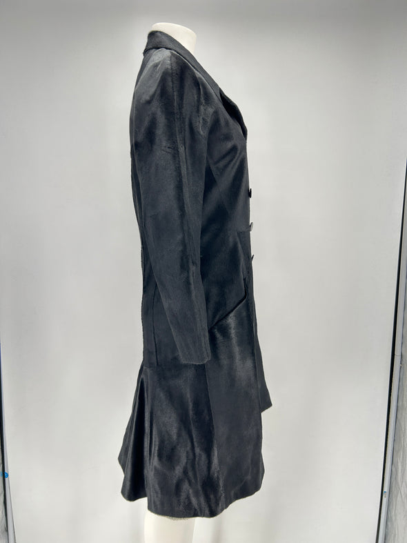 Manteau en veau facon poulain