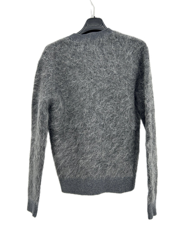 Cardigan en laine gris