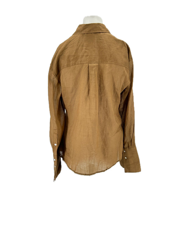 Chemise marron