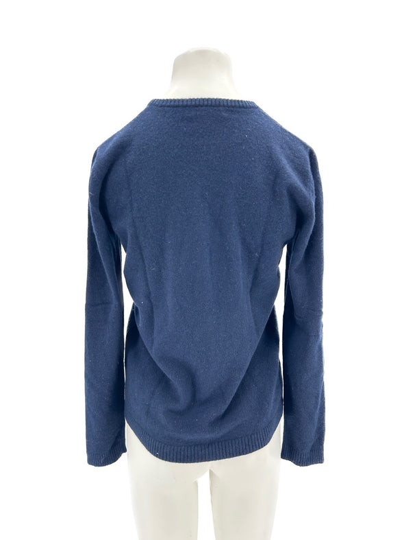 Pull en cachemire marine