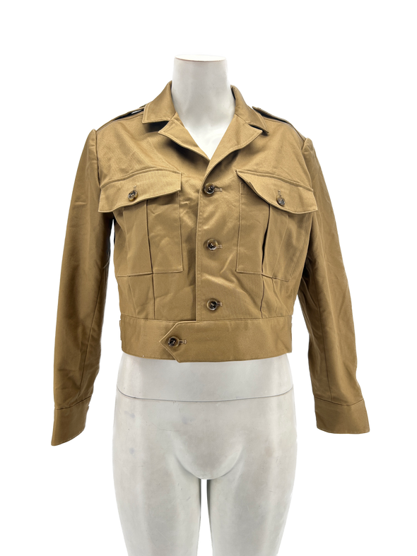 Veste en coton camel