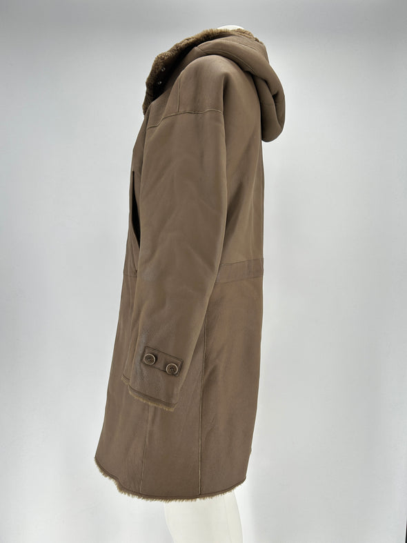 Manteau en shearling
