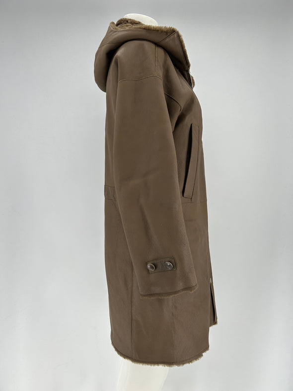 Manteau en shearling