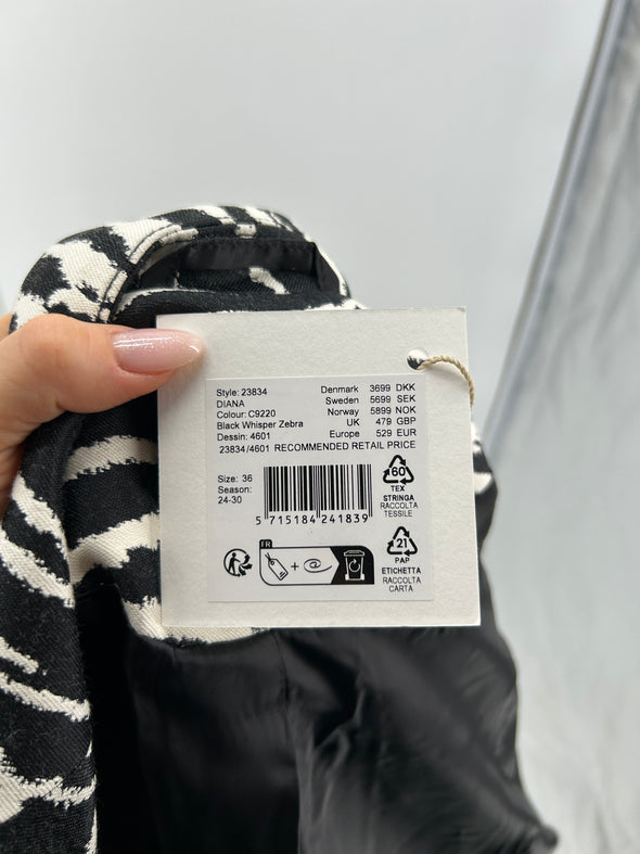 Manteau zébré