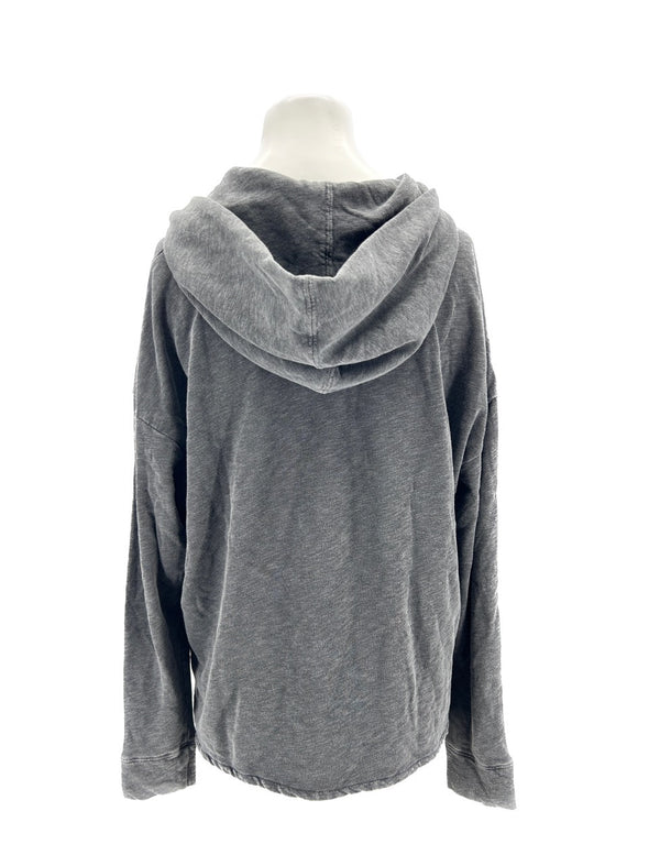 Sweat à capuche gris