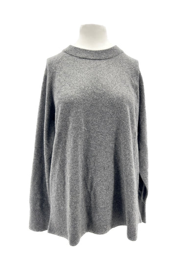 Pull en cachemire gris