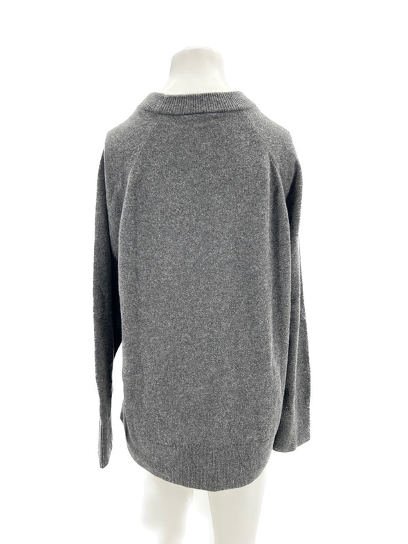 Pull en cachemire gris