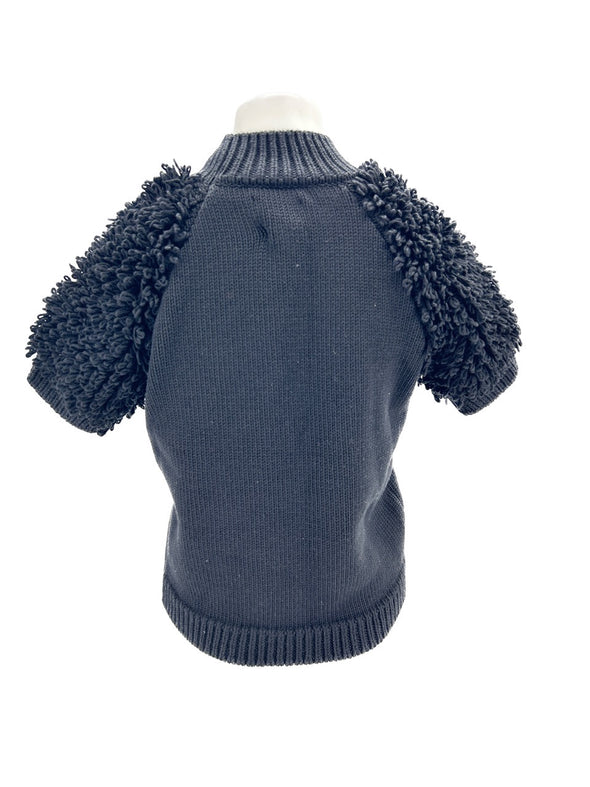 Top en laine noir