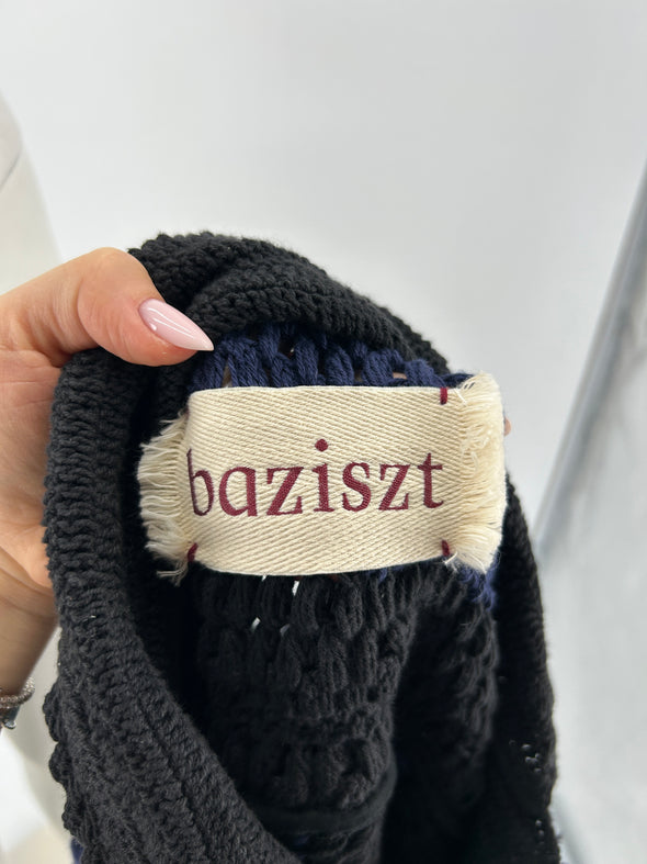 Cardigan bicolore