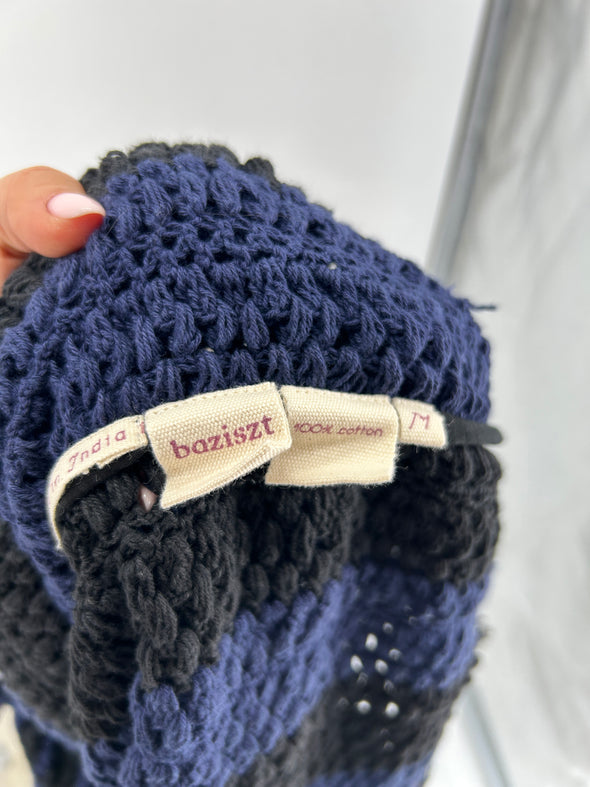 Cardigan bicolore