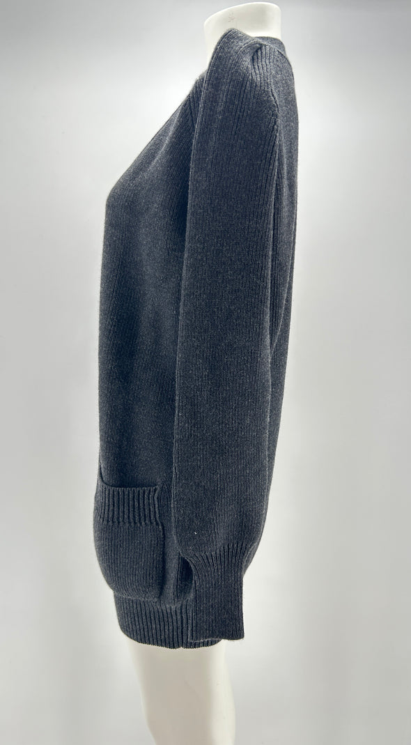 Gilet gris zippé