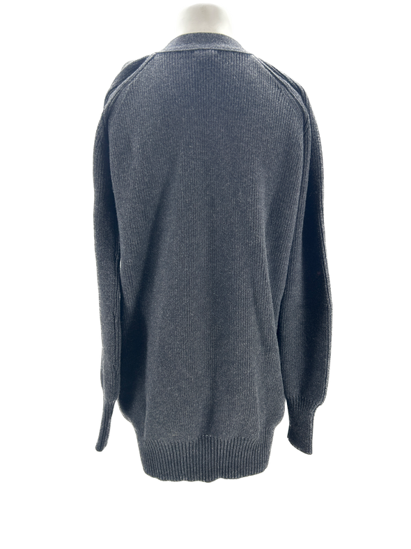 Gilet gris zippé