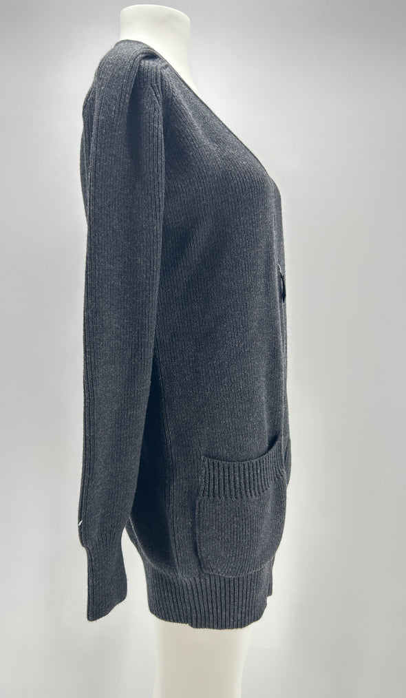 Gilet gris zippé