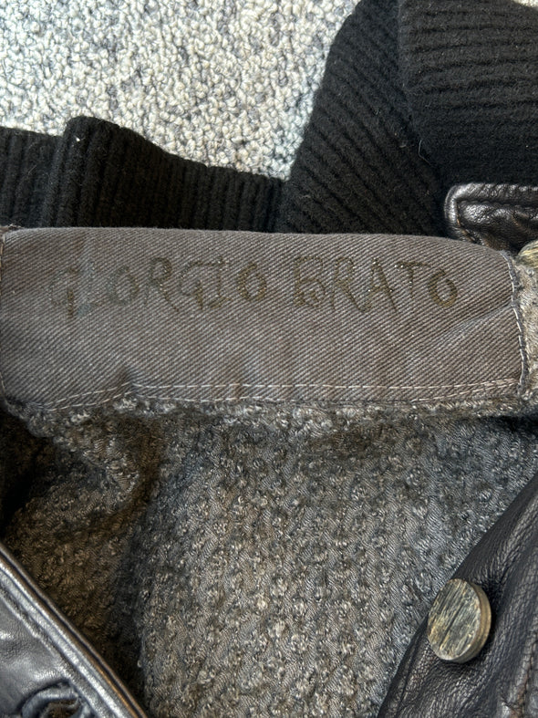 Veste en cuir synthétique