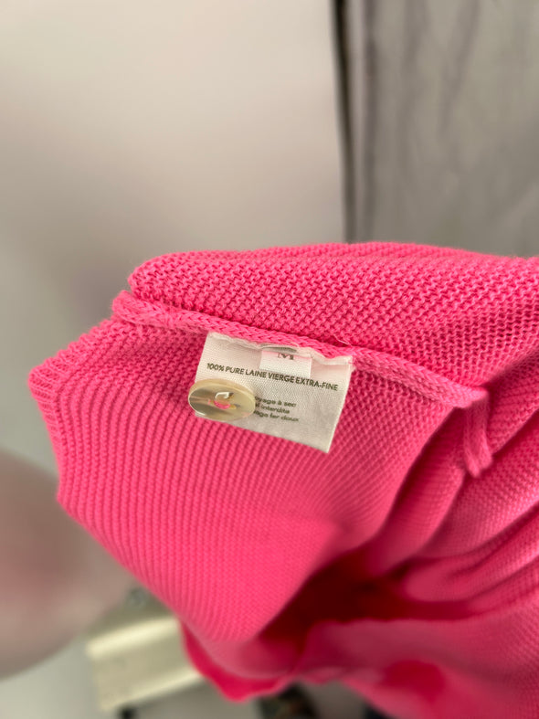 Pull en laine rose