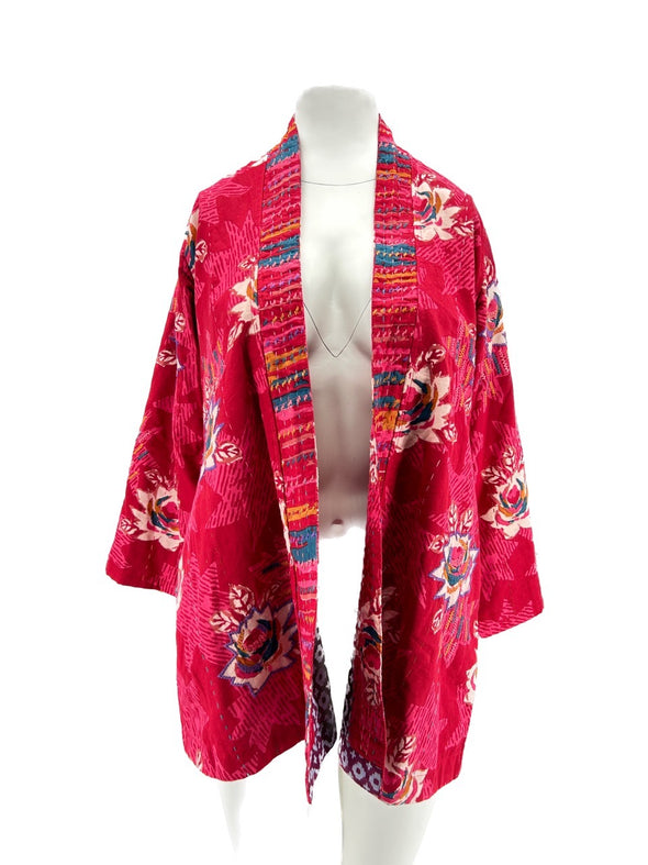 Veste Kimono rouge
