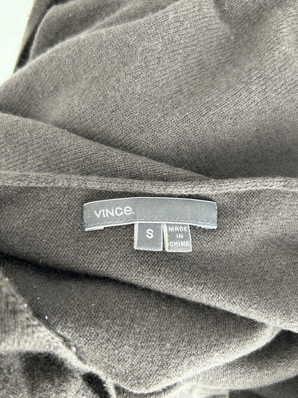 Top en cachemire gris