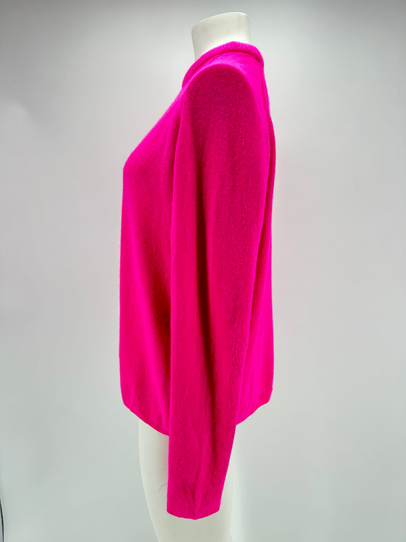 Pull en laine rose