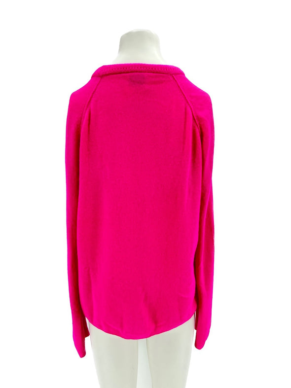 Pull en laine rose