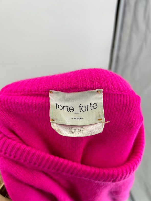 Pull en laine rose