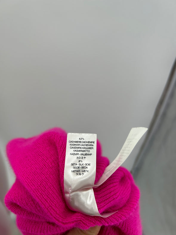 Pull en laine rose