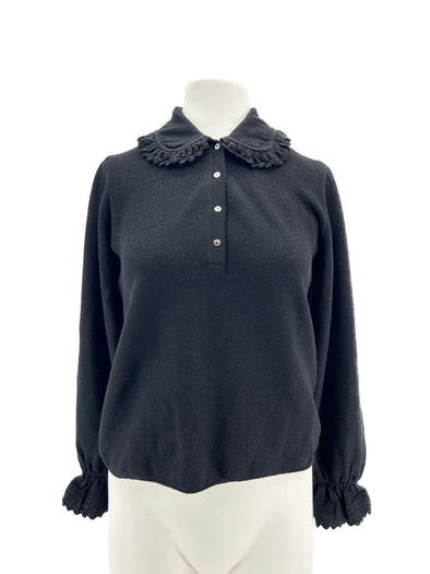 Pull en laine noir