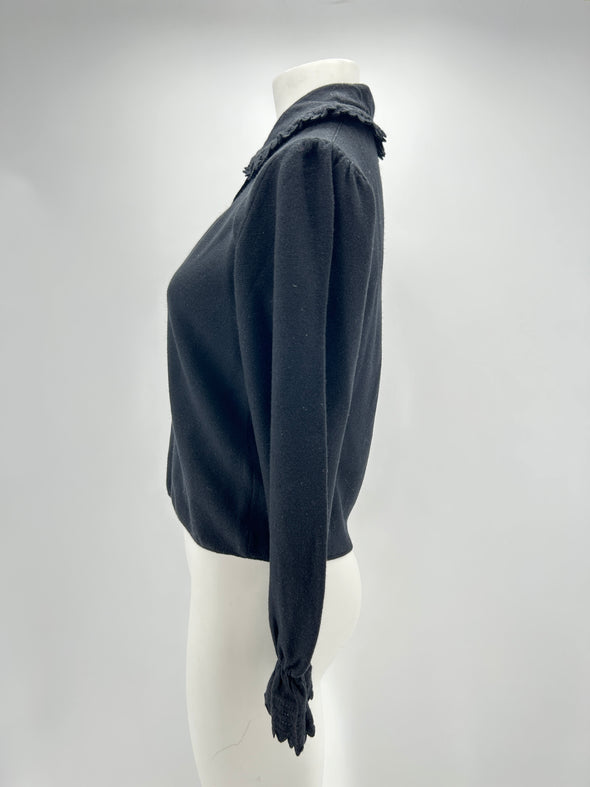 Pull en laine noir