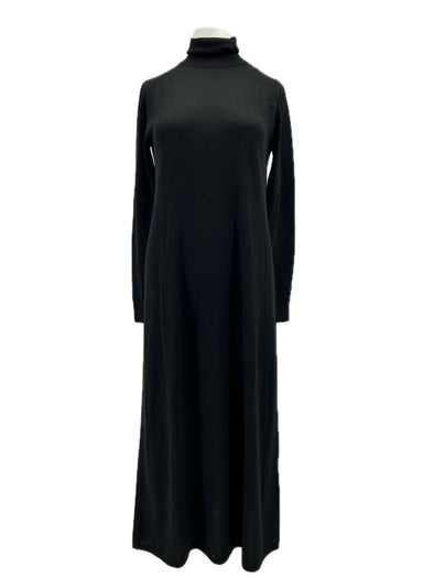 Robe en laine noire