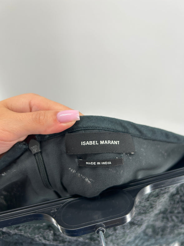 Jupe en dentelle kaki