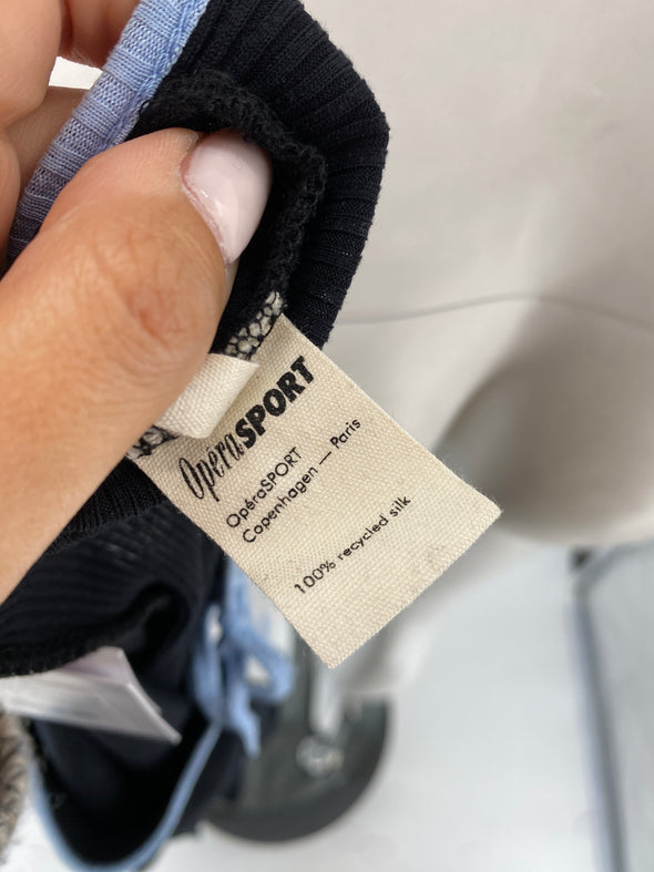 Cardigan noir à noeuds