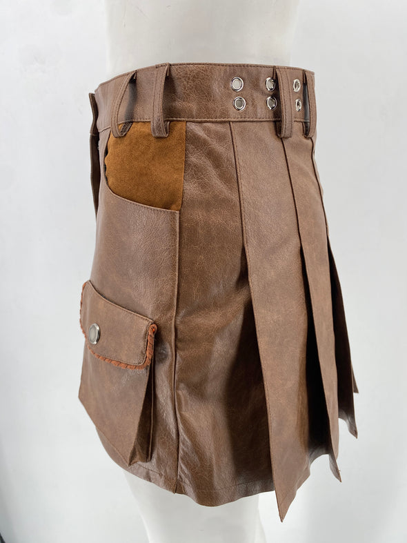 Jupe en cuir