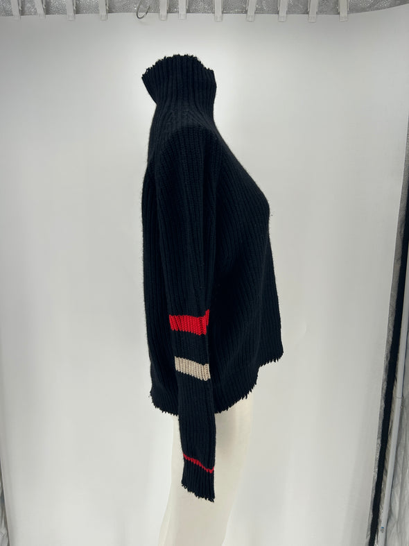 Pull col roulé en laine