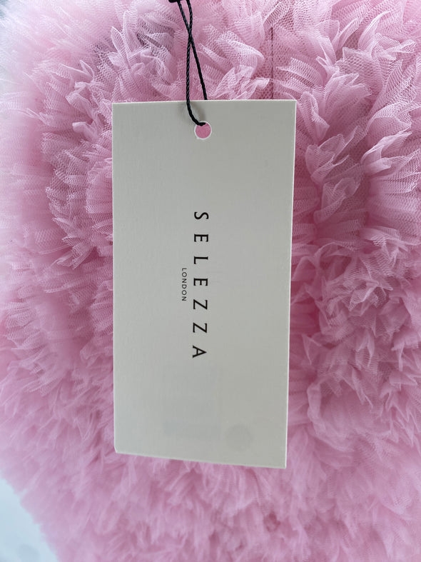 Robe rose courte