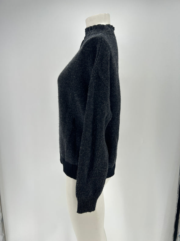 Pull en laine gris