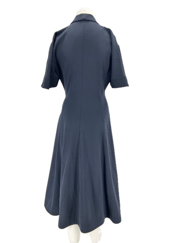 Robe en laine marine