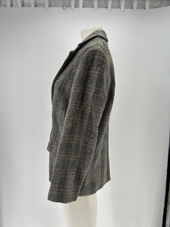 Blazer en laine gris