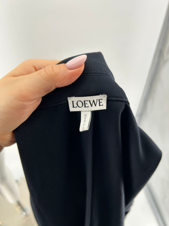 Robe en laine marine