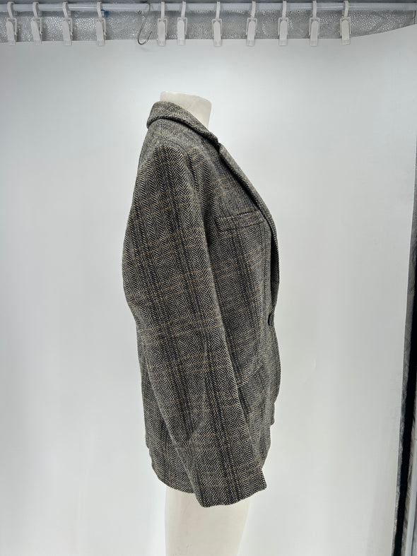 Blazer en laine gris