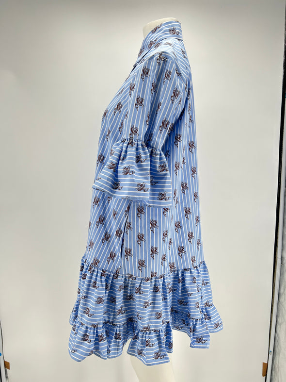 Robe bleue "Choux"