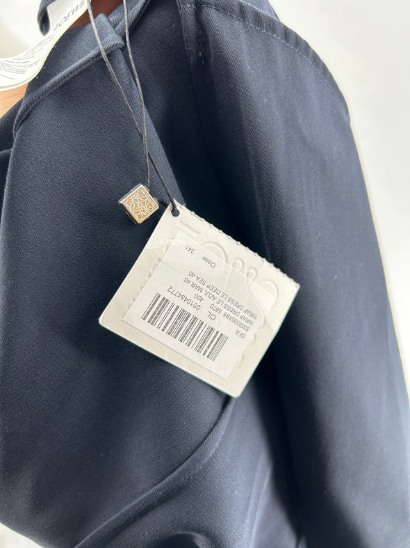 Robe en laine marine