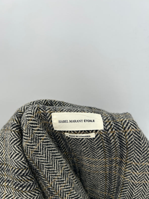 Blazer en laine gris